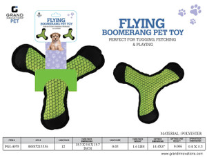 FLYING BOOMERANG PET TOY