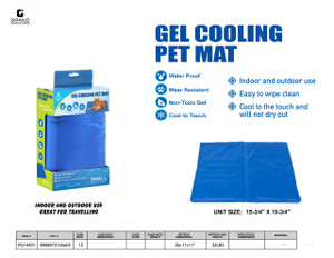SMALL PET COOLING MAT BLUE