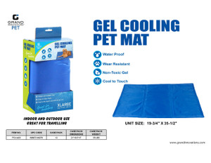 XL PET COOLING MAT BLUE