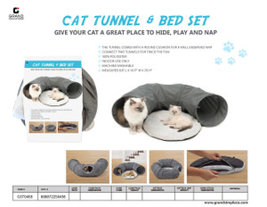 BED CAT TUNNEL & BED