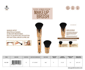 3 PCS SET: ELECTRIC AUTOMATIC ROTATING MAKEUP BRUSH