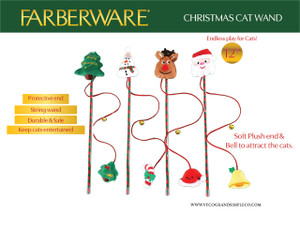 CHRISTMAS CAT WAND