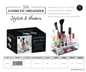 COSMETIC ORGANIZER SQUARE 18.3X11.2X11.3 CM