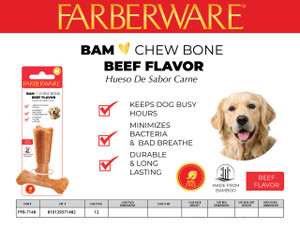 PET CHEW TOY M/BEEF FLAVOR