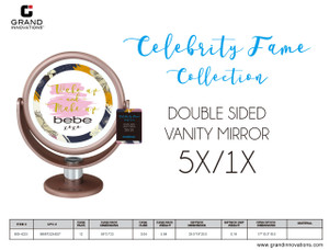 ROSE GOLD SOFT TOUCH ROUND MIRROR