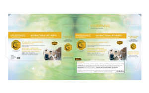 LAVENDER PET WIPES 50 CT