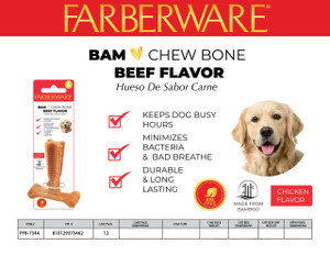 PET CHEW TOY S/CHICKEN FLAVOR