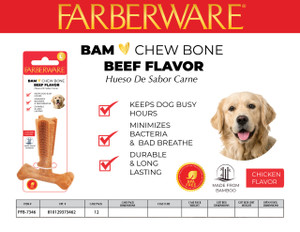PET CHEW TOY L/CHICKEN FLAVOR