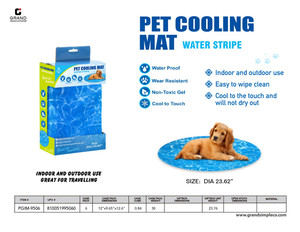 PET COOLING MAT -- WATER STRIPE