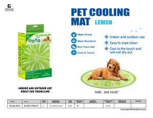 PET COOLING MAT -- LEMON