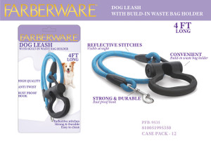 DOG COLLAR & LEASH - BLUE