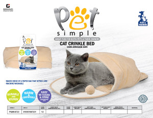 CAT CRINKLE BED