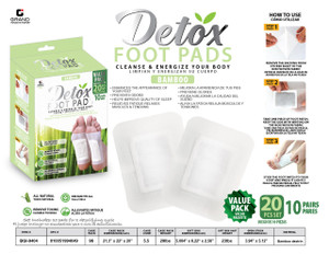 20 PCS FOOT DETOX PATCH - BAMBOO VINEGAR