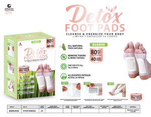 80 PCS IN BAMBOO  DETOX FOOT PADS - ULTIMATE PRO PACK