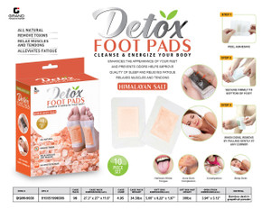10 PCS HIMALAYAN SALT DETOX PADS