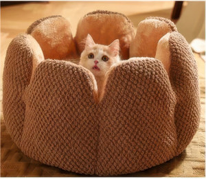 BROWN - PETAL BED 15X15X15"