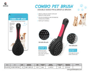 PET GROOMING COMB & BRUSH