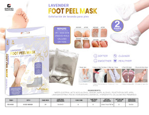 FOOT MASK - 2 PAIRS IN LAVENDER