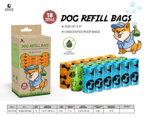 18 ROLLS BIODEGRADABLE POOP BAGS (360 BAGS)