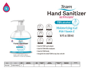16.9 OZ HAND SANITIZER IN PDQ - 12 PCS PER PDQ (24/12)