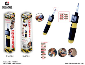 6 IN 1 MULTI FUNCTIONAL SCREWDRIVER