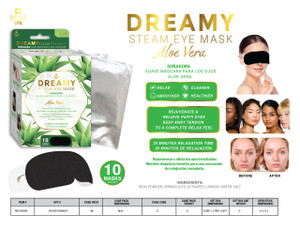 10PC STEAM EYE MASK-ALOE VERA