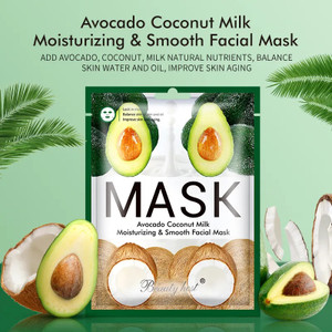 AVOCADO COCONUT MILK MOISTURIZING & SMOOTH FACIAL MASK