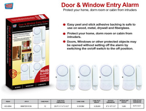 4 PC: DOOR & WINDOW ENTRY ALARM
