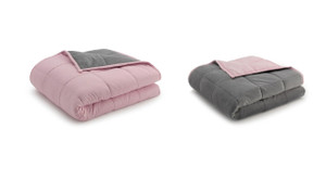 ANTI-ANXIETY WEIGHTED BLANKET - REVERSIBLE (12 LBS)