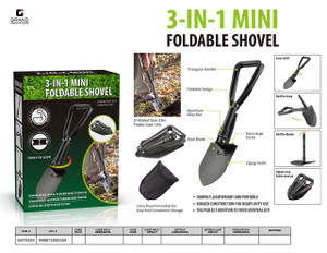 3-IN-1 MINI FOLDABLE SHOVEL