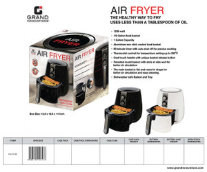AIR FRYER: WHITE