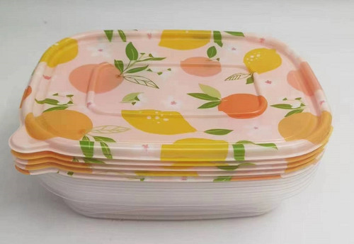 20 PCS FOOD CONTAINER WITH PRINT LID