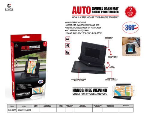 SWIVEL DASH MAT PHONE HOLDER