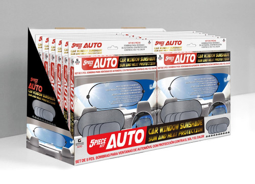 5PCS SET CAR WINDOW SUNSHADE- PDQ OF 12(AGI-4093)