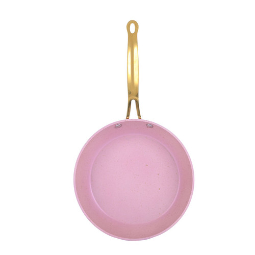 9'' FRY PAN - PINK GOLD SS HANDLE