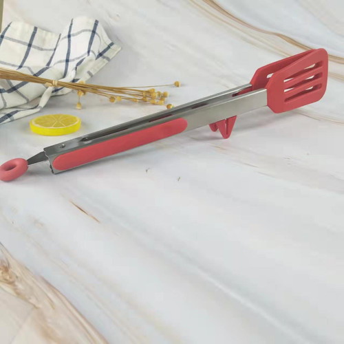 12'' SPATULA WITH TONG WITH STAND