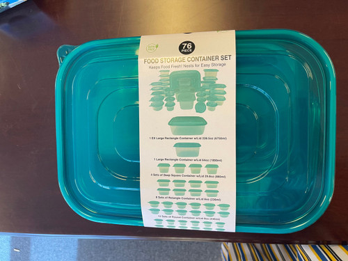 76PCS FOOD STORAGE SET