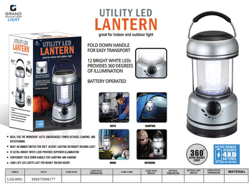 12 LED UTILITY LANTERN