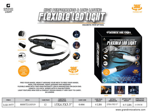 FLEXIBLE LED LIGHT - BLACK