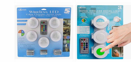 WIRELESS LED LIGHT2PK