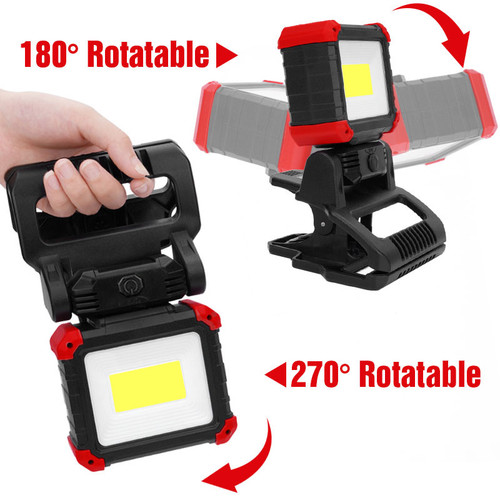 1500 LUMENS-RECHARGEABLE LED CLAMP WORK LIGHT