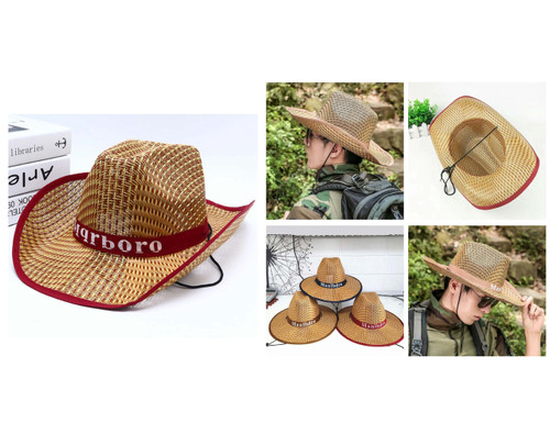 STRAW COWBOY HAT