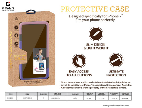 IPHONE 7 KEYCHAIN CASE: ROSE GOLD