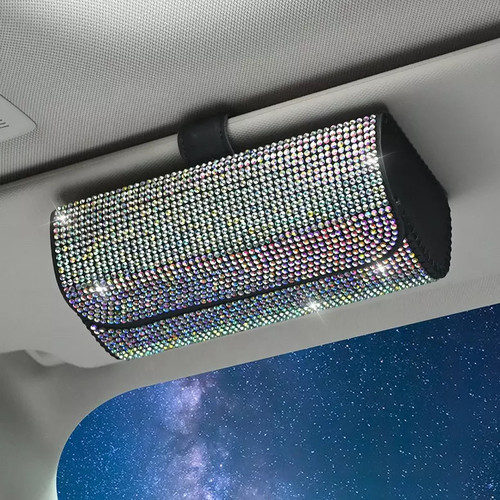 CRYSTAL CAR GLASSES CASE