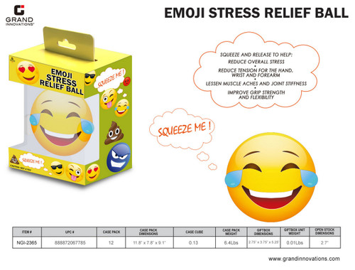 LAUGHING WITH TEARS EMOJI STRESS BALL