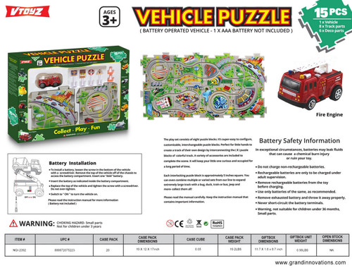 FIRE TRUCK BO PUZZLE VEHICLE
