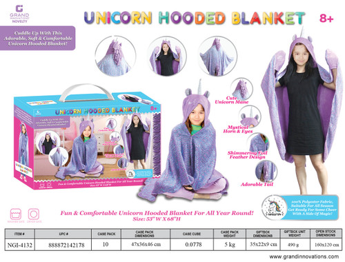 UNICORN CAPE: FLANNEL