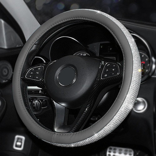CRYSTAL STEERING WHEEL COVER