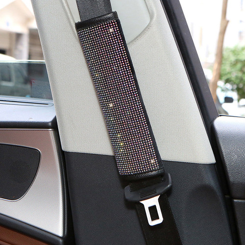 BLING CAR SEAT BELT 2PK