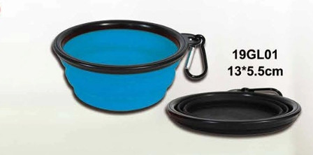 COLLAPSIBLE BOWL WITH CARABINER